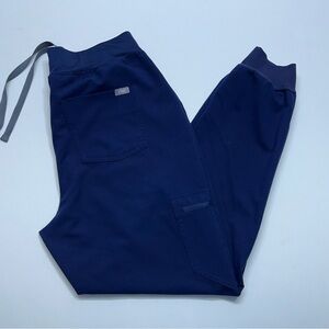 Figs Zamora Jogger Scrub Pants Womens Size Medium W22SW2012 Blue 28” Inseam